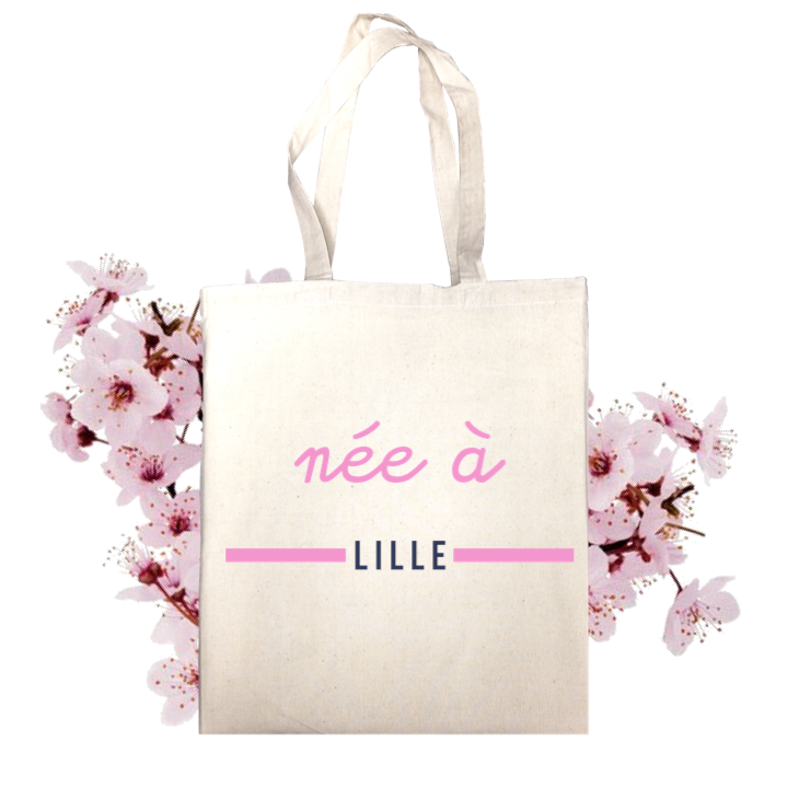 °Tote-bag Né(e) à + votre ville°